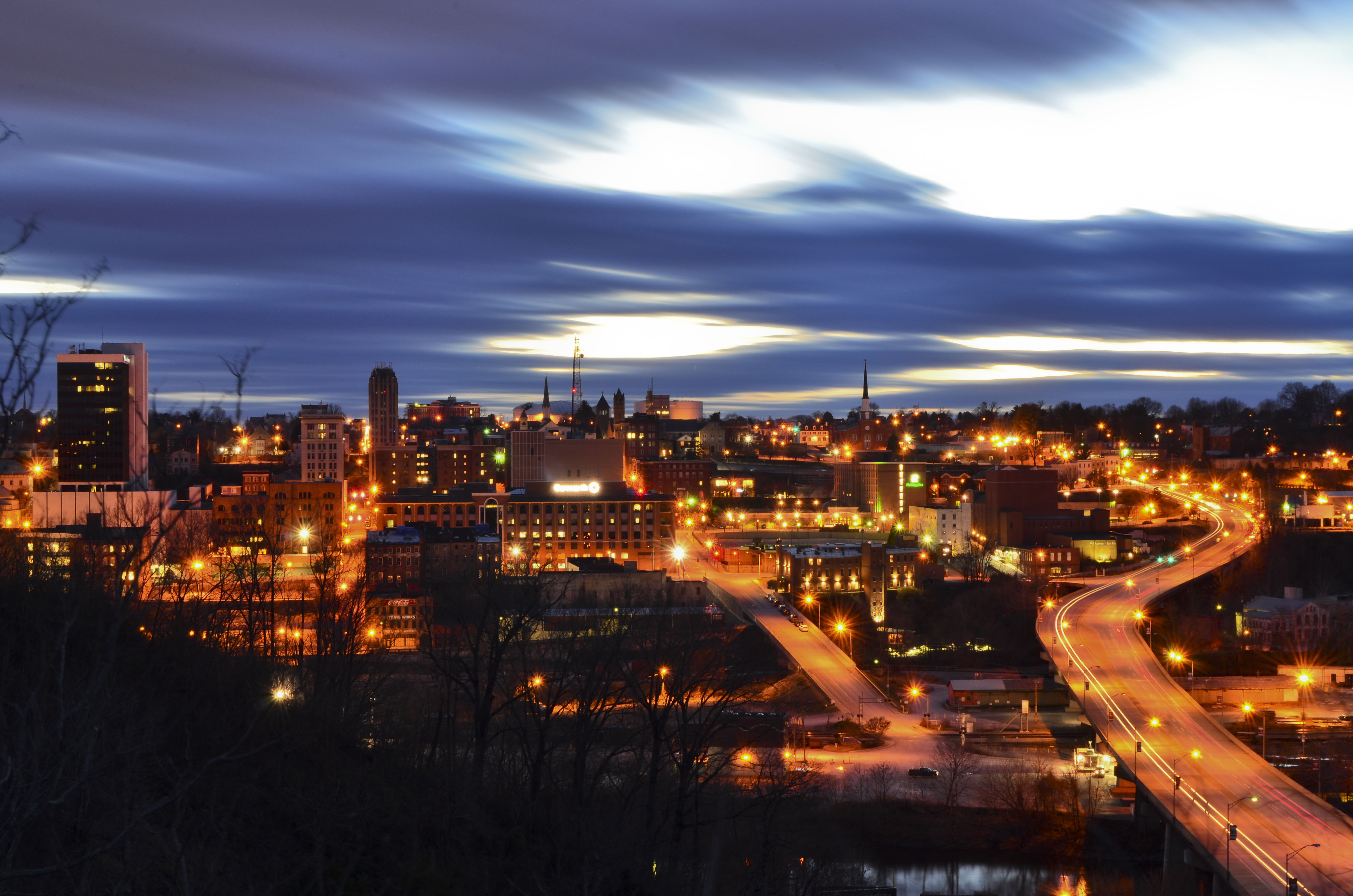Nightfall In Lynchburg Virginia Shutterbug Nightfall In Lynchburg Virginia Shutterbug